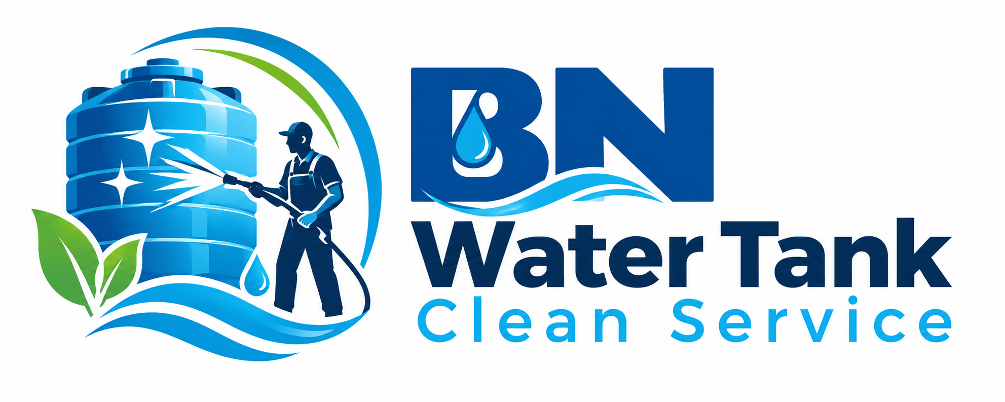 BN Water Tank Clean Service Logo